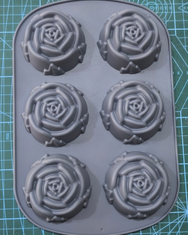 Molde 6 Rosas