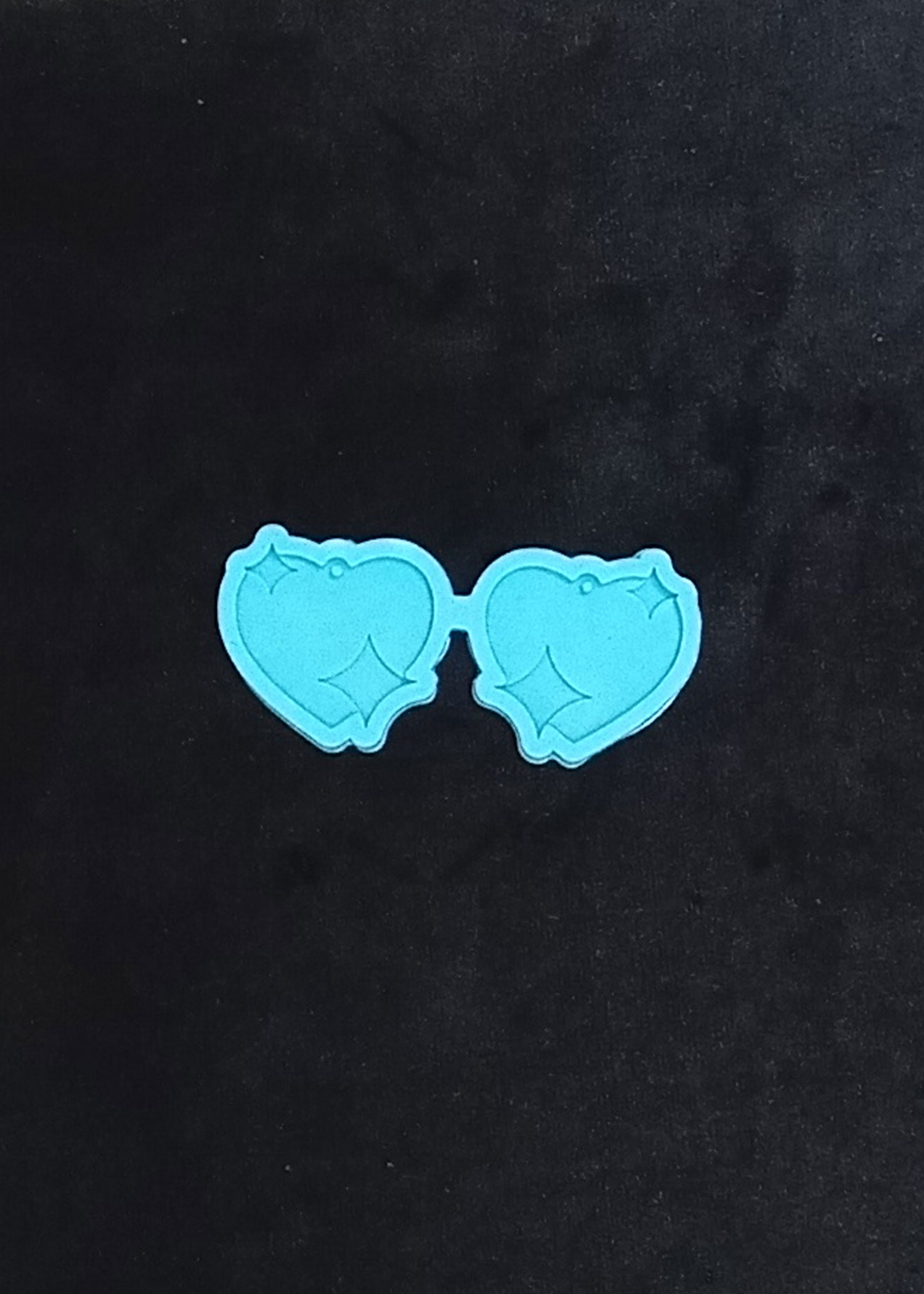 Molde figuras corazones 2