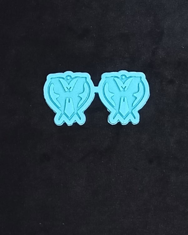Molde par aros mariposa