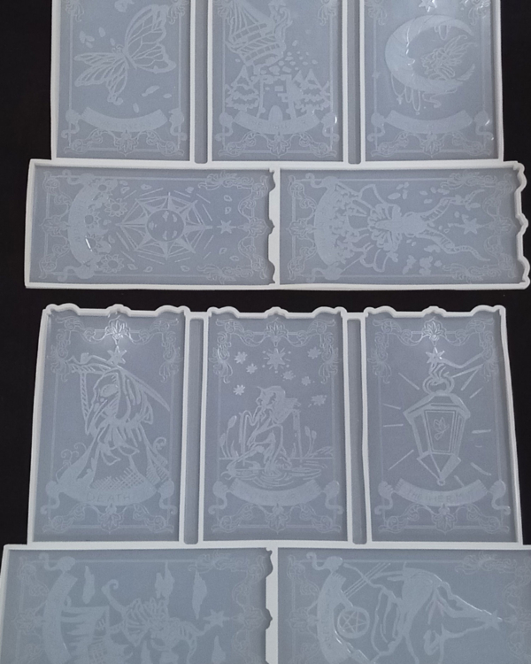 Moldes cartas tarot 2 partes