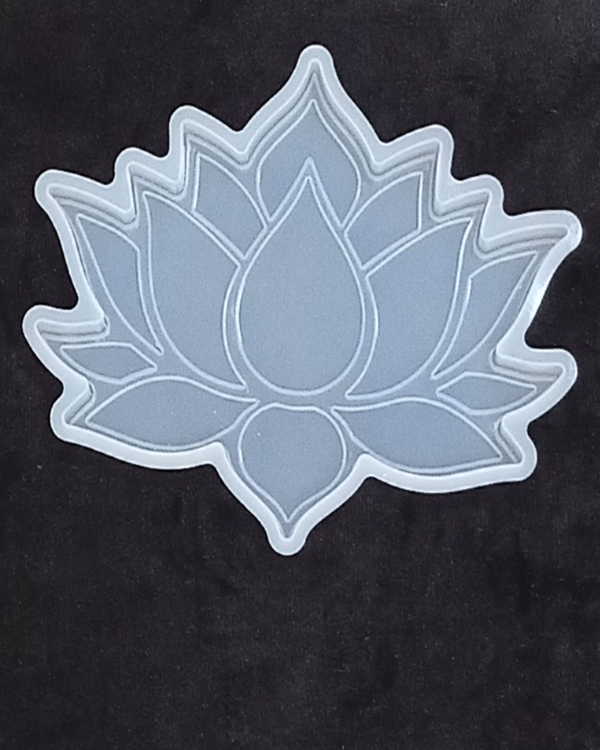 Molde posavasos flor de loto