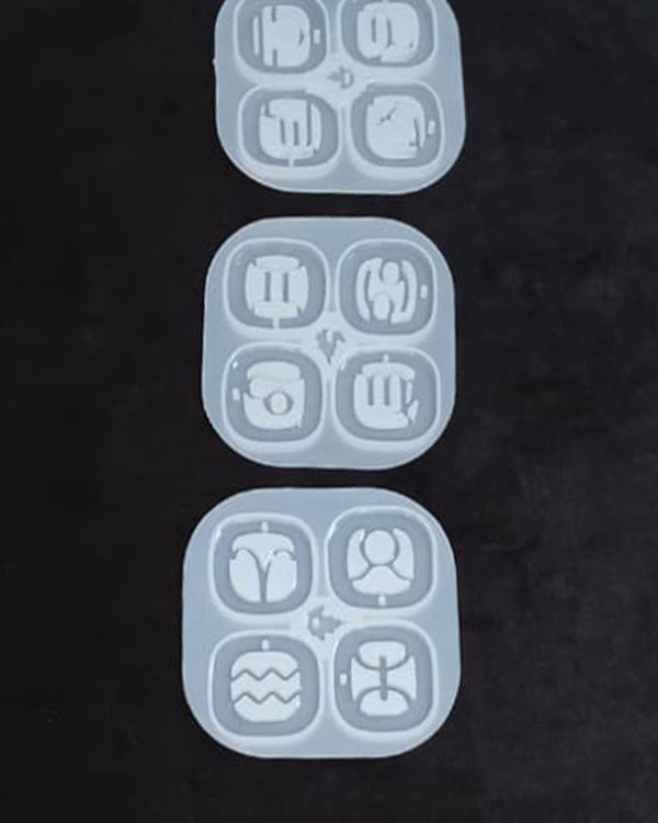 Moldes zodiaco  set  3 unidades