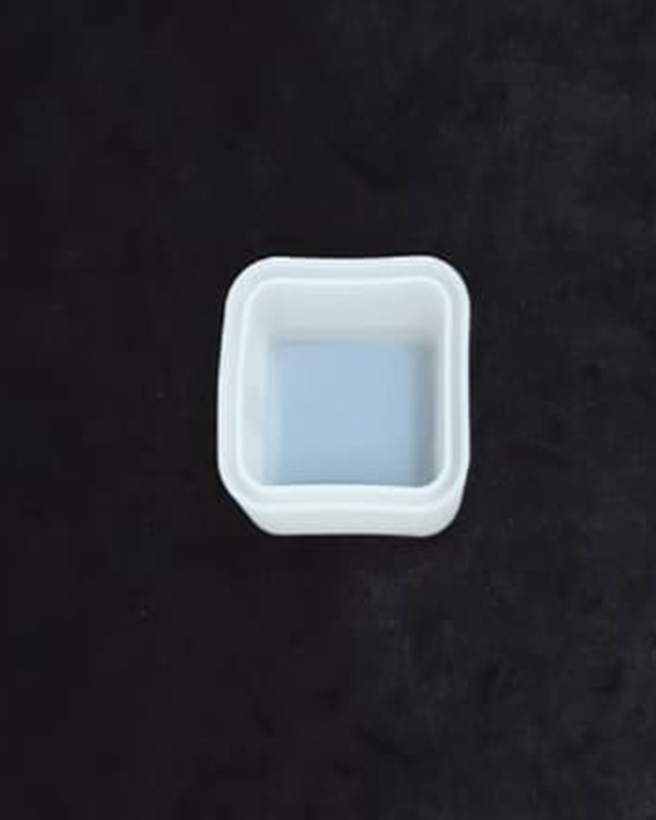 Molde  silicona maceta cuadrado
