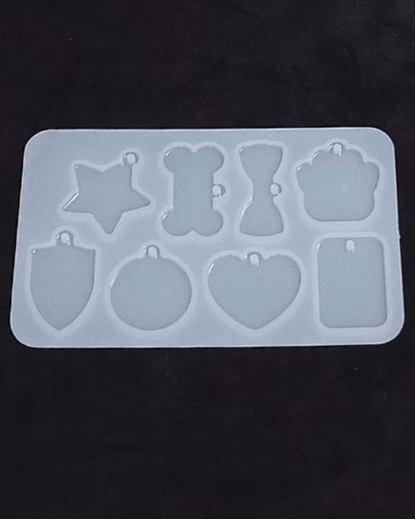 Molde varias placas 8 figuras