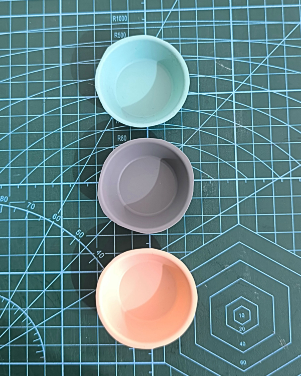 Set 3 mezcladores de silicona pequeños
