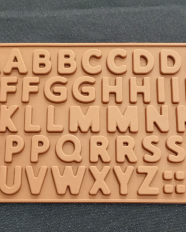 Molde abecedario pequeño doble letra