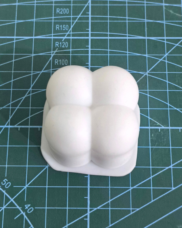 Molde Cubo 2 Esferas