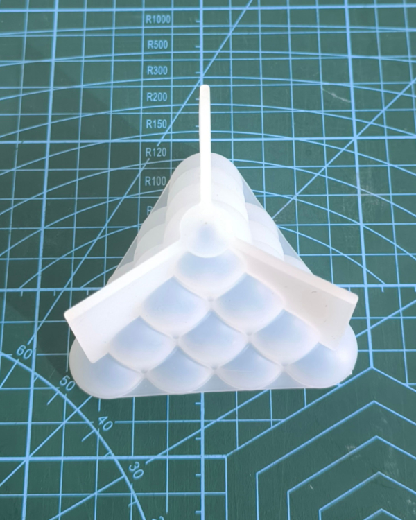 Molde Piramide 4 Esferas Base
